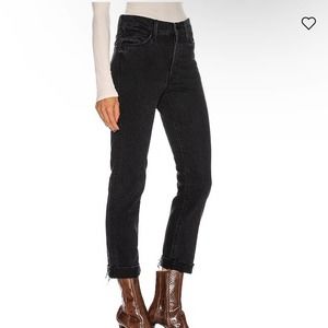 Mother The Scrapper Cuff Ankle Fray Who’s Sorry Now Size 30 Black